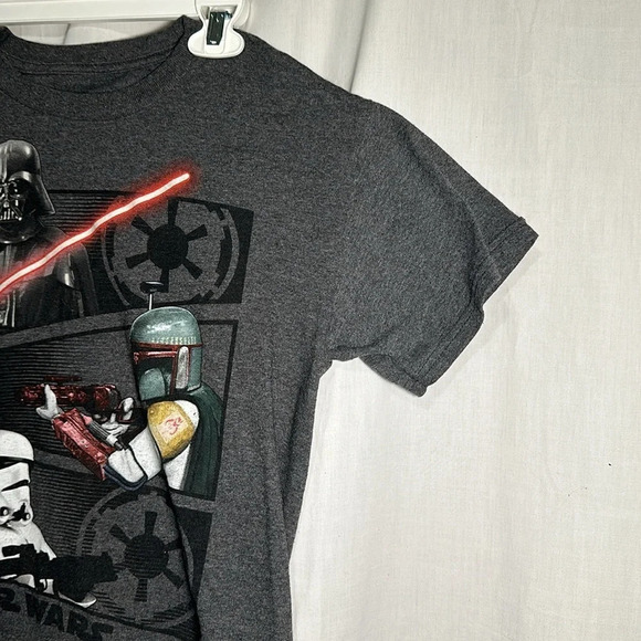 Boys Star Wars Darth Vader Boba Fett Stormtrooper Glow in The Dark size small - Picture 2 of 4